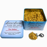 Laura’s Gourmet, Over The Top Savory Seasoned Ancient Grain Blends, “The Italian,” 10 oz. Tin, All-Natural, Gluten-Free Topper for Salads, Soups