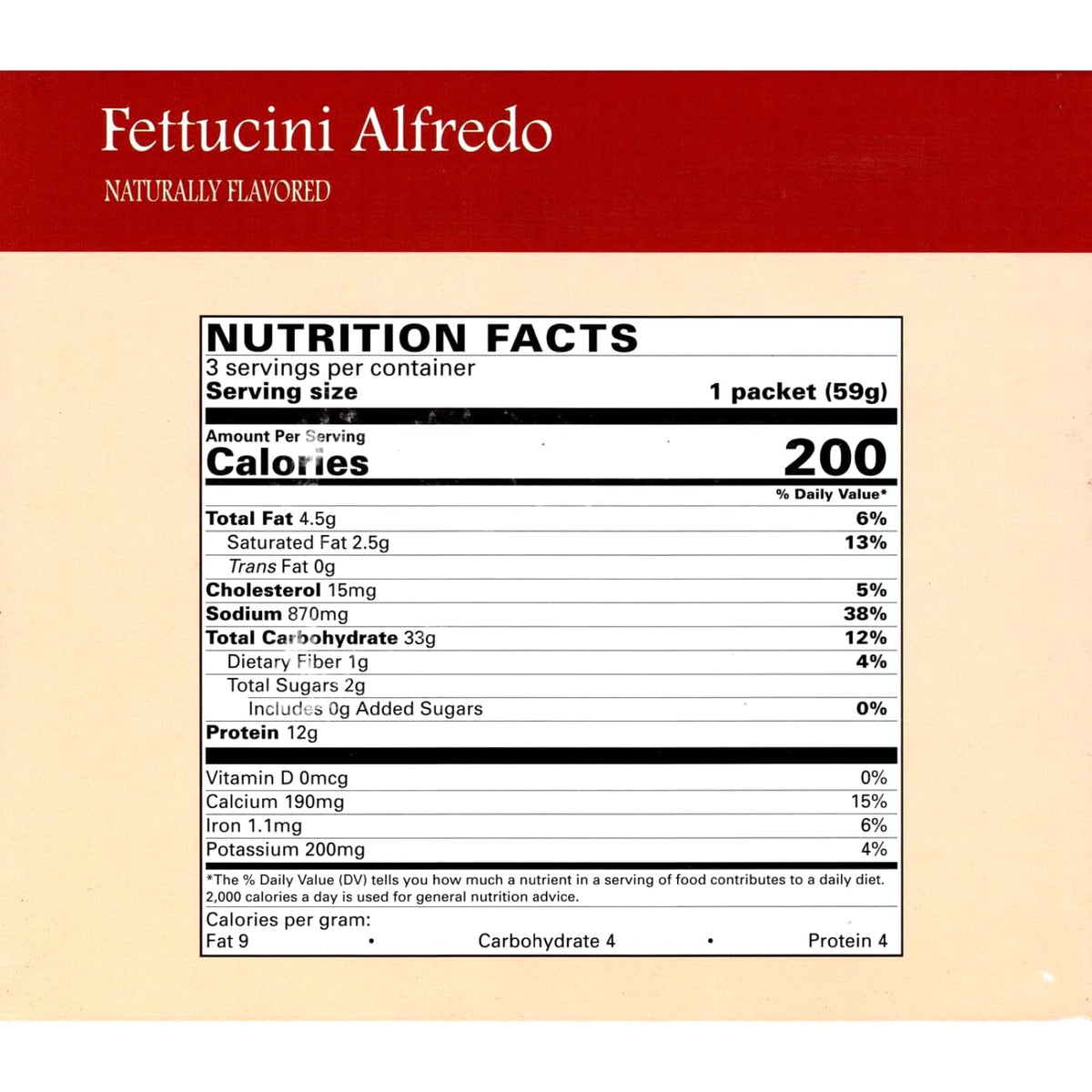 Nutmeg State Nutrition - High Protein Entree, Low Calorie, Low Carb, Bariatric Diet Friendly, Ideal Protein Compatible, 3 Servings Per Box (Fettucini
