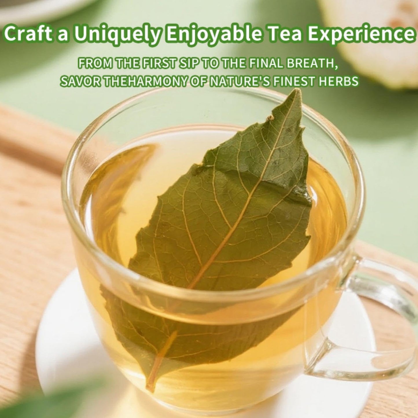 Whole Leaf Soursop Tea - Natural Dried Graviola Soursop Leaves (2.12oz) | Hojas De Guanabana | Caffeine-Free Tea | Non-GMO, Gluten-Free