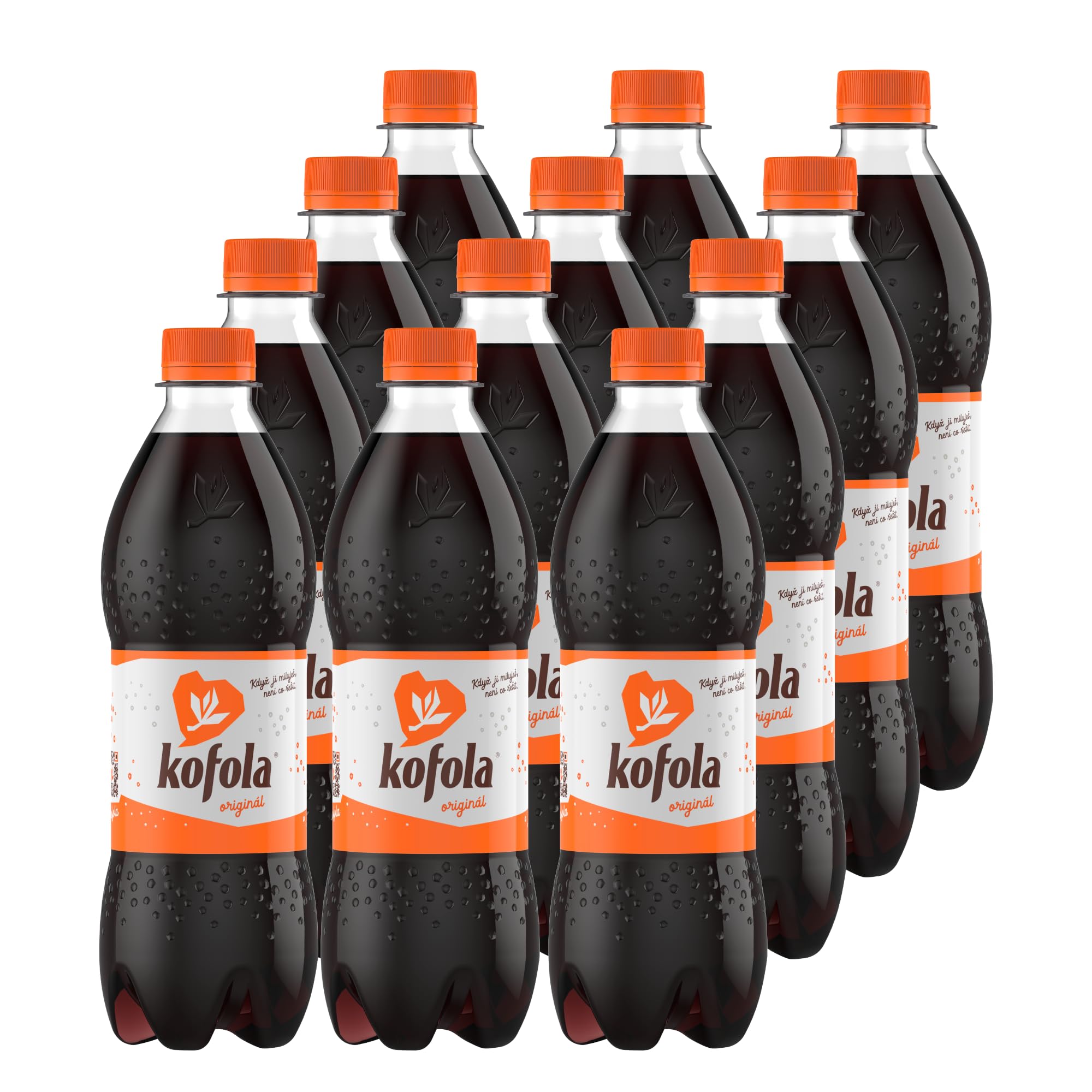 Kofola Original Authentic & Popular Bottled Soda Soft Drink, Traditional Slovak Czech Food - 16.9 oz 12-Pack