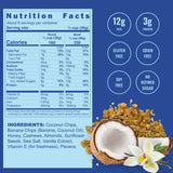 Inrive Paleo Grain Free, Gluten Free Granola (Coconut Vanilla), Non GMO, No Refined Sugar, Soy-Free, Kosher, 3 Pack, 8oz