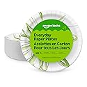 Amazon Basics Everyday Paper Plates, 10 Inch, Disposable, 100 Count, Packaging May Vary