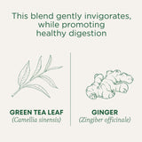 Traditional Medicinals Tea, Organic Green Tea Ginger - Promotes Healthy Digestion, Occasional Nausea & Indigestion Relief - Kosher, Non-GMO - 16 Tea