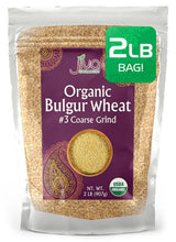 Organic Bulgur Wheat Coarse #3 2 LB - Non-GMO, Grown in USA, 100% Natural Wheat Berries, Resealable Bag by Jiva Organics