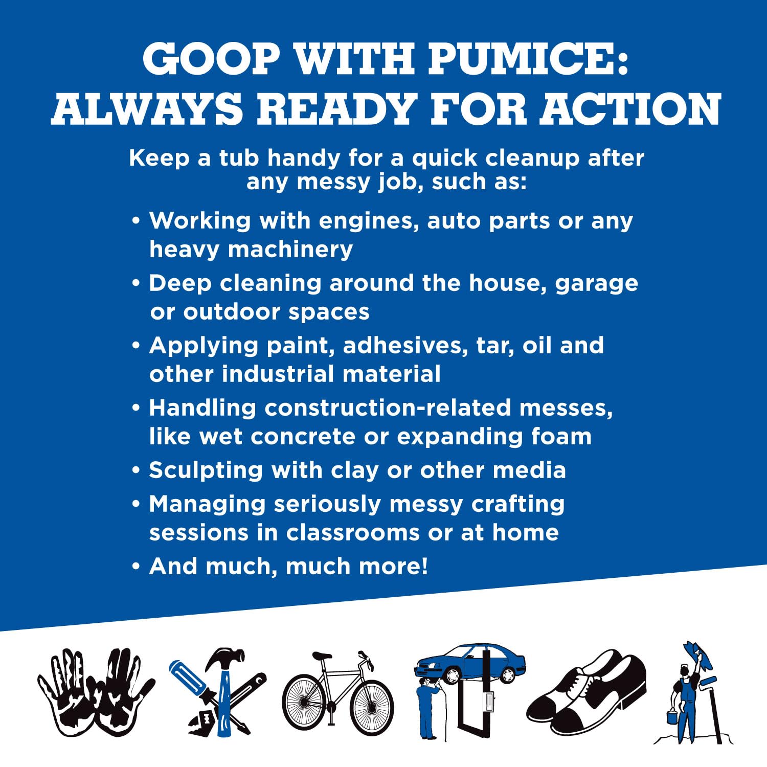 GOOP Hand Cleaner with Pumice 4.5 Lb. Can