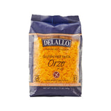 DeLallo Gluten Free Orzo Pasta, 12 oz Bag, (6 Pack), Made with Corn and Rice Flour, Handcrafted in Italy, Non-GMO, All Natural, Kosher