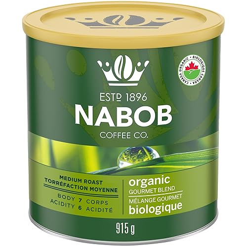 Nabob Organic Gourmet Blend Ground Coffee, 915g/32.3 oz., {Imported from Canada}