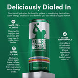 Functional Hydration Drink for Golfers - COURSE RECORD Variety Pack - Electrolytes, Calm Energy & Focus - Healthy Sports Drink - 12-Pack (12oz Cans)