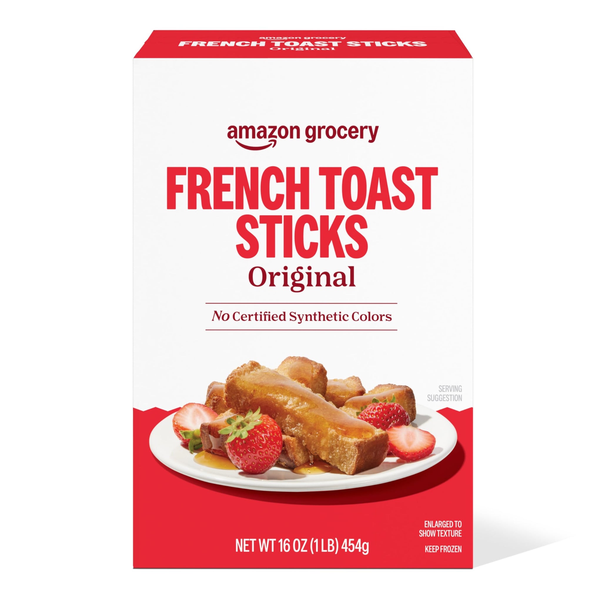 Amazon Grocery, French Toast Sticks, Frozen, 16 Oz