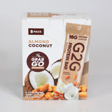 G2G Protein Bar, Almond Coconut, 8 Count (Pack of 8)