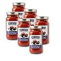 DeLallo Traditional Spaghetti Sauce, Made with Roma Tomatoes, Homestyle Pasta Sauce Recipe, Non-GMO, Gluten Free, Rich Vibrant Flavor, 24 oz Jar (6