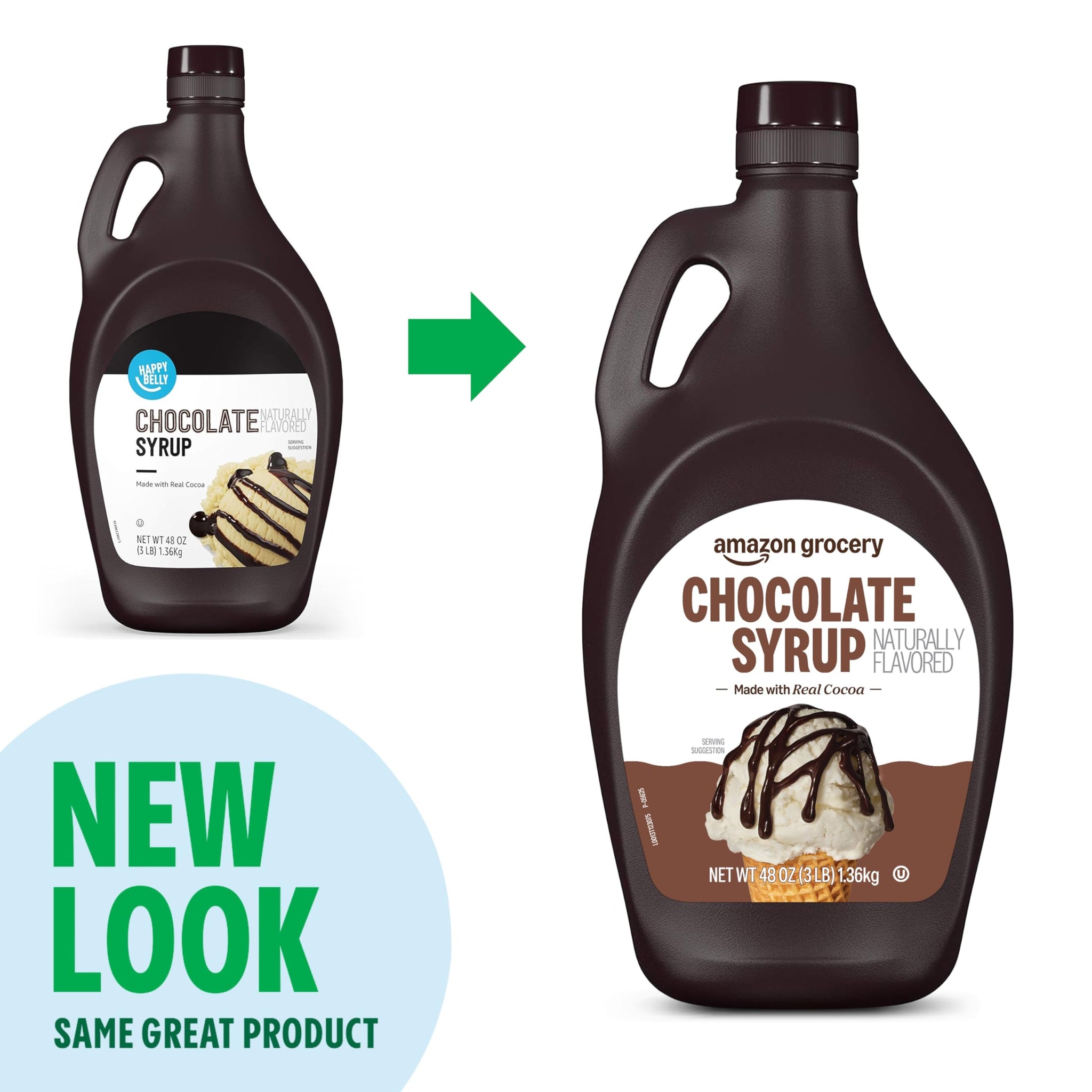 Amazon Grocery, Chocolate Syrup, 48 Oz