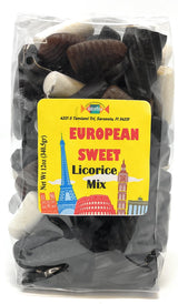 European Sweet Licorice Collection - Total wt. 36(Oz), Include: 3 pck of Sweet Euro Licorice Mix,