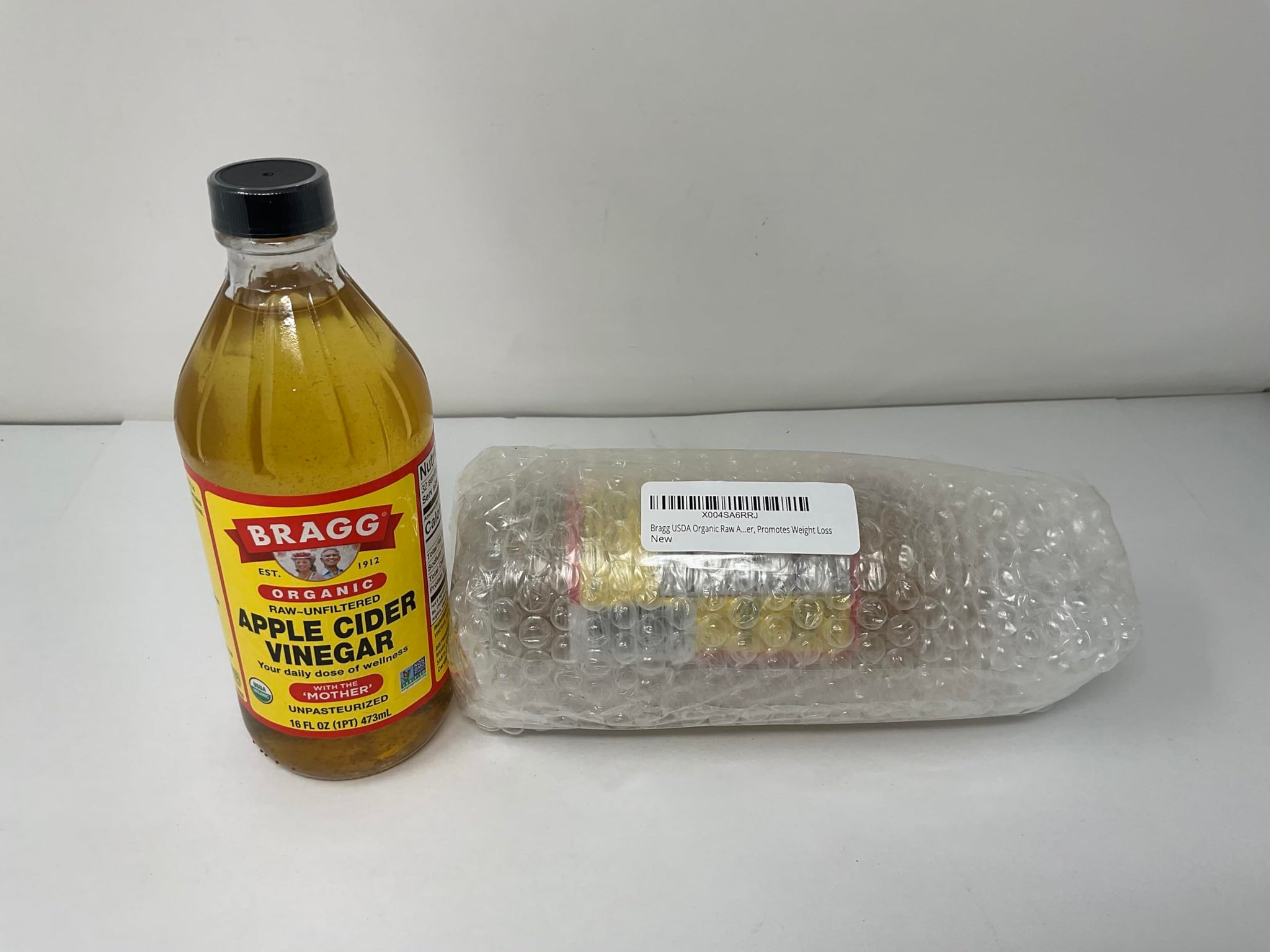 Bragg USDA Organic Raw Apple Cider Vinegar, With The Mother 16 Ounces Natural Cleanser, Promotes Weight Loss