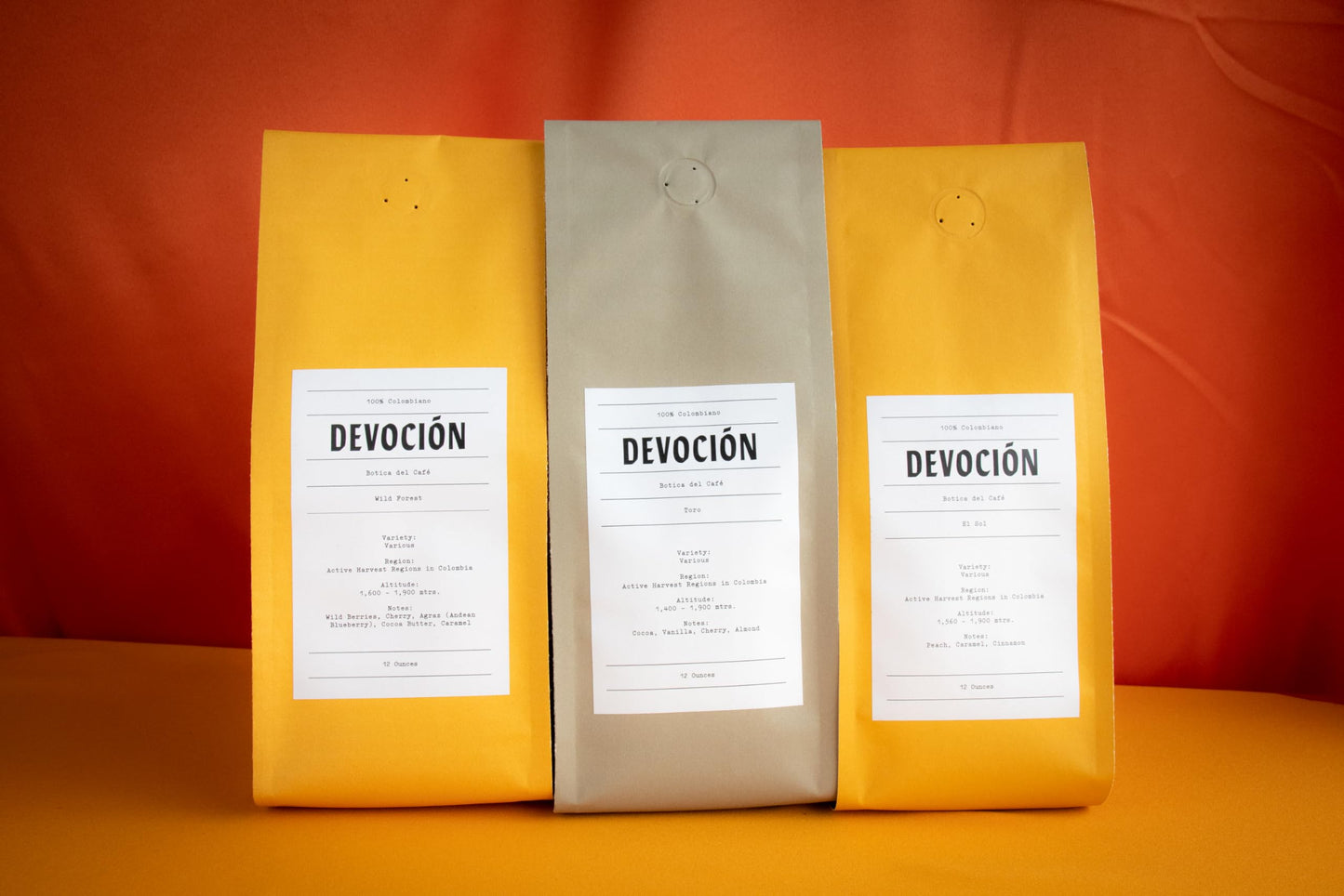 El Sol House Blend 100% Colombian Coffee Whole Bean 12oz