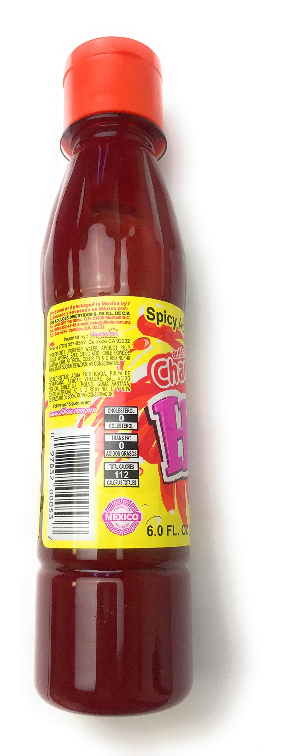 Salsa Chamoy Liquida - HOLA - Spicy Apricot Sauce Dressing - 6.0 oz