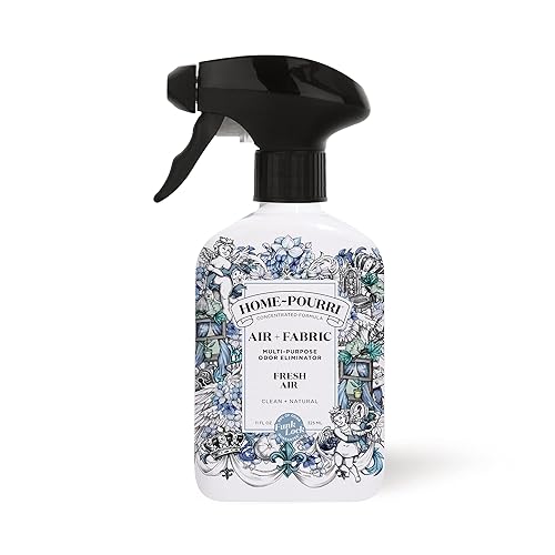 Home-Pourri Air + Fabric Multi-Purpose Odor Freshener Spray, 11 Fl Oz, Up to 570 Uses, Fresh Air Scent, Room Deodorizer with Essential Oils