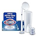 Clorox ToiletWand Toilet Cleaning Kit, ToiletWand, Caddy and 6 Refills, Pack of 6 (Pack May Vary)