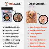 Taos Bakes - Wild Blueberry & Cinnamon Granola - Crunchy Granola Breakfast Snack - Gluten Free, No GMOS, No Fillers - 10 oz (Pack of 3)