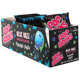 Pop Rocks Blue Razz Popping Candy Bulk Individually Wrapped 0.33 oz Fizzy Crackling Candy Blue Raspberry Flavor Novelty Candy for Birthday Party
