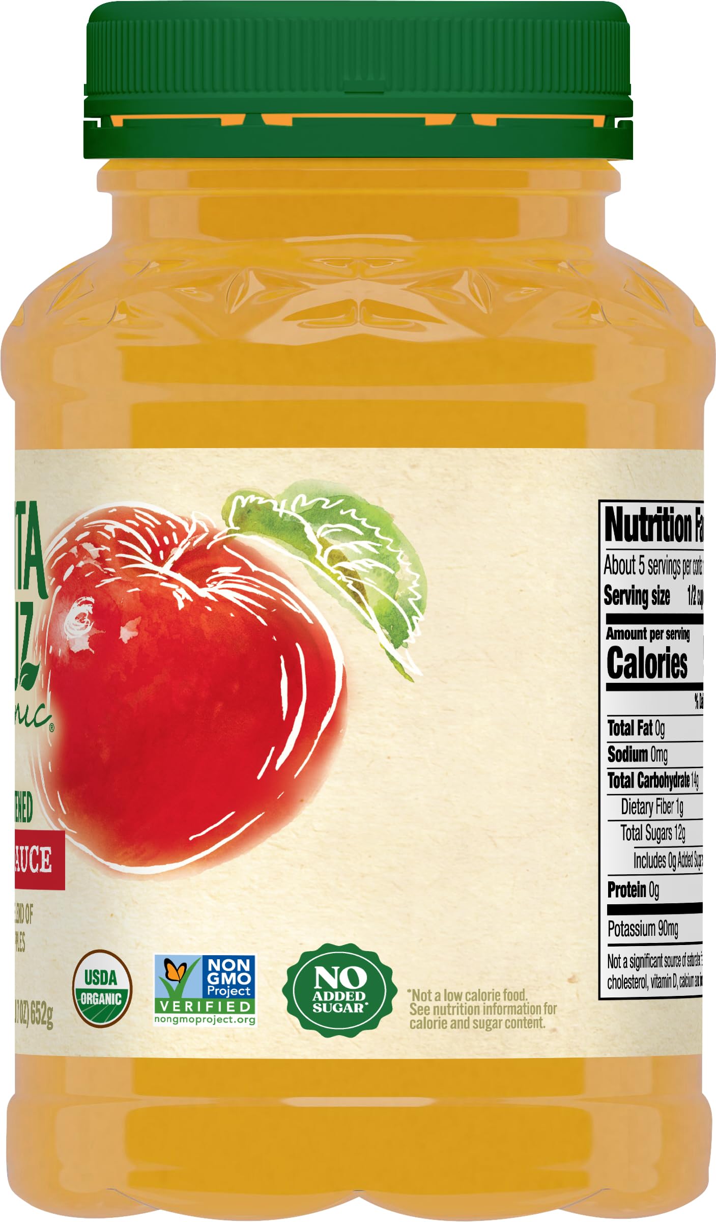Santa Cruz Organic Organic Applesauce, 23 OZ