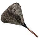 (New) Alta Dusting Products 16" Premium Soft-Floss Ostrich Feather Duster with Stained Wooden Handle. Our Best Duster