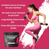 Maax Caffeine Energy Gum | 125mg of caffeine per piece | Fruit Punch | 125 total pieces per bag
