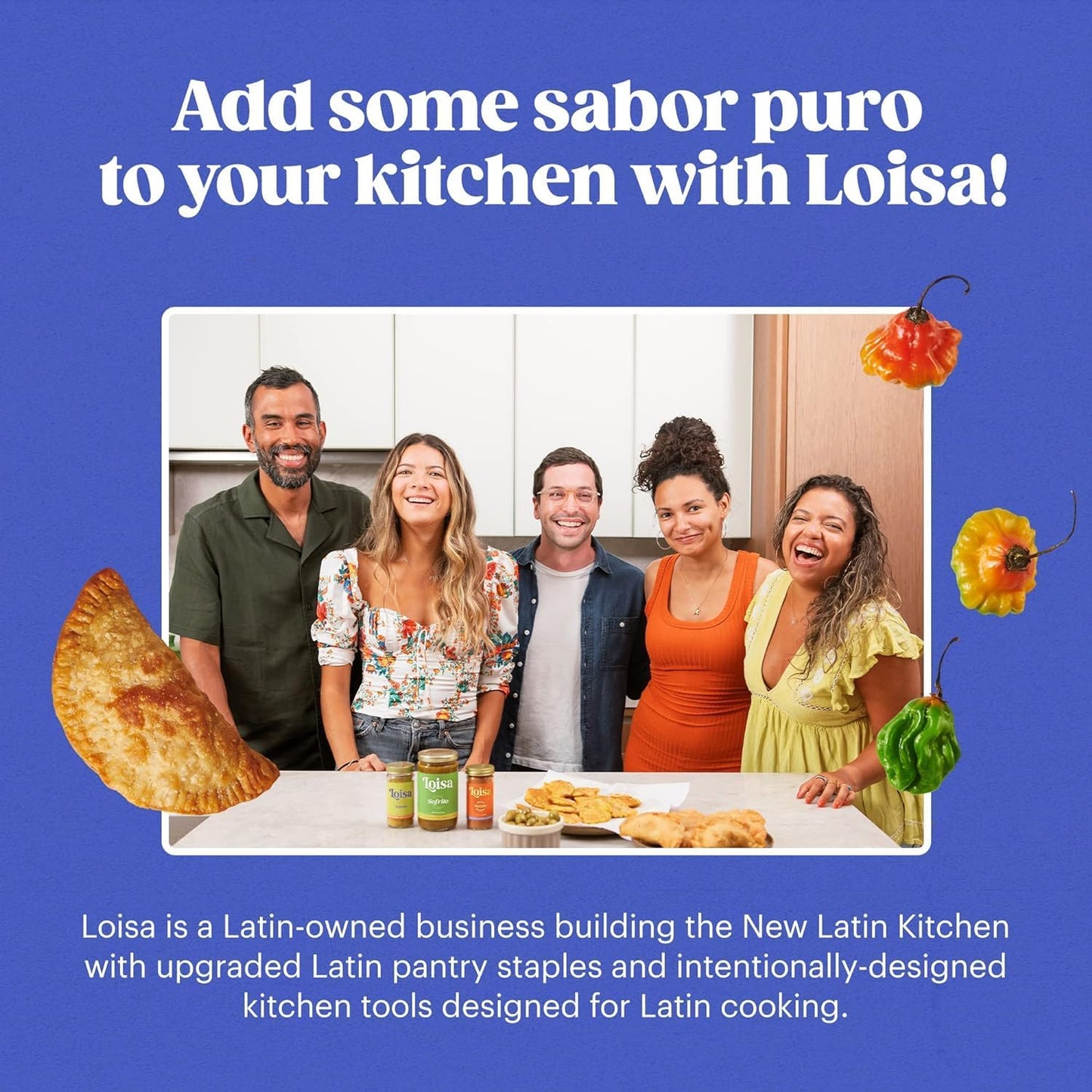 Loisa Sofrito Cooking Sauce, Non-GMO, No-MSG, No Preservatives, No Artificial Coloring, No Artificial Flavors, Vegan, Pure Latin Flavor (Sofrito