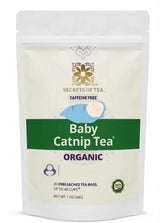 Secrets Of Tea Baby Catnip Sleepy Time Tea - Organic Relaxing Herbal Blend for Babies and Newborns, Gentle and Caffeine-Free - 20 Tea Bags (1 Pack)