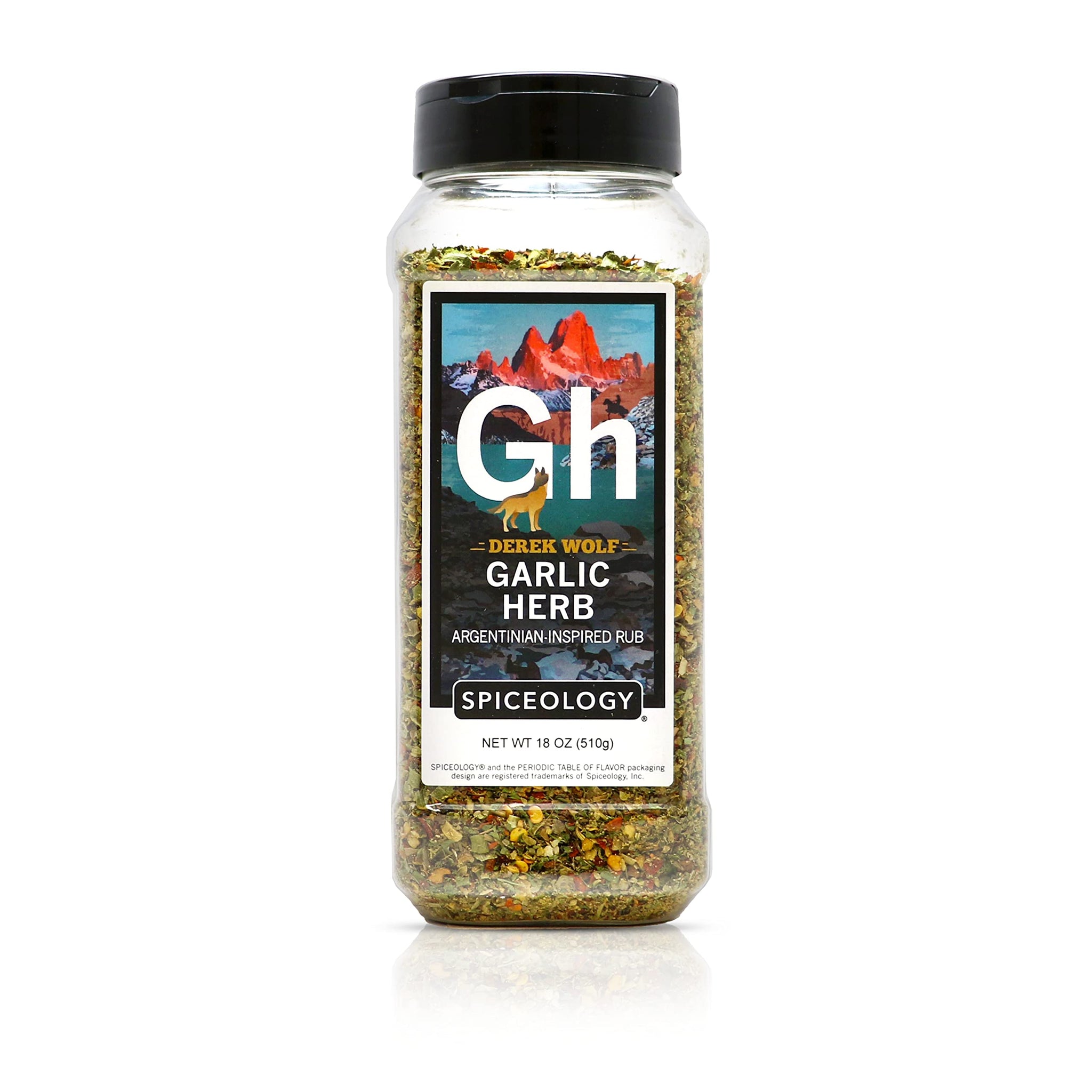 Spiceology & Derek Wolf - Garlic Herb - Argentinian-Inspired BBQ Rub - Barbeque Spices and Seasoning Blends - Use On: Lamb, Chicken, Chimichurri