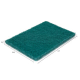 50-Pack Heavy Duty Green Scouring Pads 4x6 Inch | Reusable Non-Scratch Scrub Pads for Kitchen, Dishes, Pots, Pans, Grills & Household Cleaning |