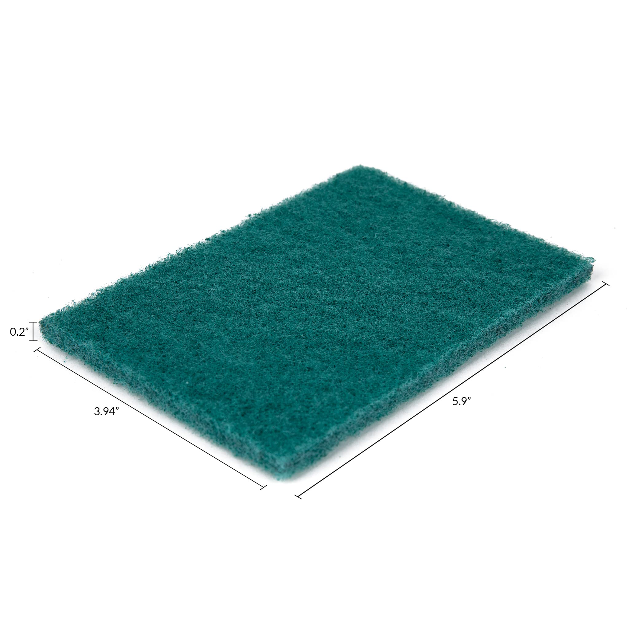 50-Pack Heavy Duty Green Scouring Pads 4x6 Inch | Reusable Non-Scratch Scrub Pads for Kitchen, Dishes, Pots, Pans, Grills & Household Cleaning |