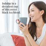 The Republic of Tea Vanilla Almond Full-Leaf Loose Black Tea 3.5 oz Refill Bag | Steeps 50 Cups | Caffeinated