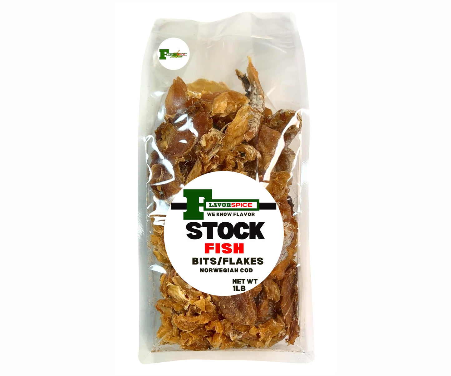 Stockfish Bits, flakes, Panla, fish, Norwegian Stockfish (1LB(16oz)