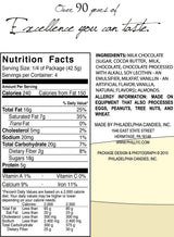 Philadelphia Candies Milk Chocolate Almond Bark, 6 oz. Gift Bag