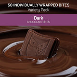 AWAKE - Caffeinated Chocolate Bites - Dark Chocolate, 50 Bites - 50mg Caffeine - Individually Wrapped Energy Bites - Coffee Alternative - Fairtrade