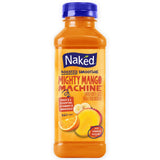Naked Boosted Smoothie Mighty Mango Machine, 15.2 fl oz Bottle - Real Fruit Juice Smoothie with Fiber, Excellent Source of Vitamin C and Vitamin E