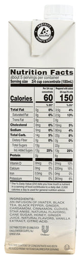TAZO Skinny Chai Tea Latte Concentrate, 32 FZ