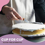 Better Batter Cake Flour - Award Winning Nutritious, Vegan, Allergen Free, Gluten-Free, Carb Rich, & Kosher - Cup for Cup Alternative All-Purpose Baking, Organic, Non-GMO, 4 lb