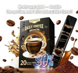 Instant Coffee Packets, Medium Roast Arabica Coffee Beans, Sugar Free, Hot or cold brew, no allergens, Black Coffee Bulk 20 Count Single Serve (3oz