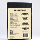 Peont Breakfast Blend Single Estate Black Tea, 100g, Rich Mellow Assam Darjeeling Mix, Gentle Malt & Chocolate Notes