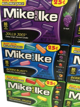 Mike and Ike Original Fruits, Jolly Joes, and Berry Blast Variety Pack .78 Ounce Boxes (30 Boxes Total - 10 of each Flavor)