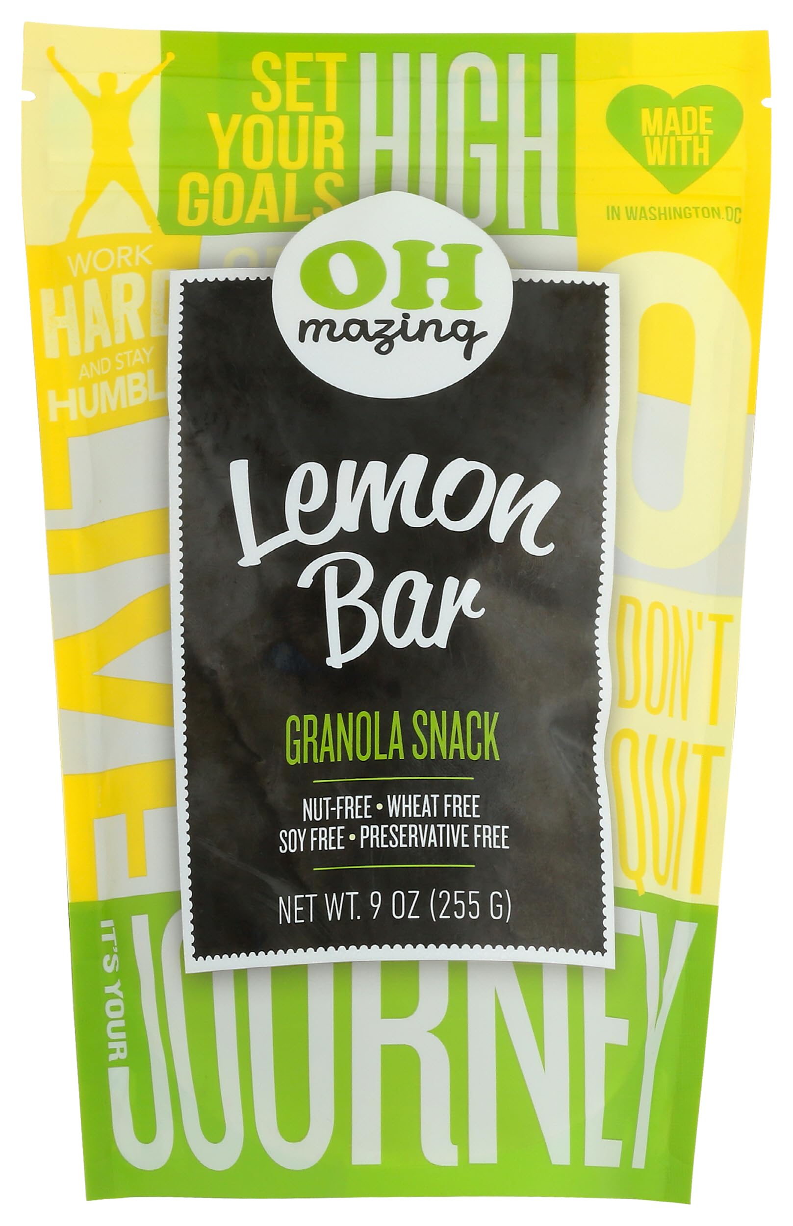 Oh Mazing, Bar Granola Lemon Bar, 10 Ounce