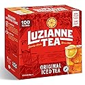 Luzianne Iced Tea Bags, Unsweetened, 400 Tea Bags (4 Boxes of 100 Count Pack), Specially Blended for Iced Tea, Clear & Refreshing Home Brewed Summer