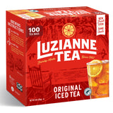 Luzianne Iced Tea Bags, Unsweetened, 400 Tea Bags (4 Boxes of 100 Count Pack), Specially Blended for Iced Tea, Clear & Refreshing Home Brewed Summer