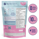 WakeWater Plus Energy Powder | Raspberry Lemonade, 10 x 5g sticks | Vitamins and Electrolytes | Natural Green Tea Caffeine | No Sugar or Artificial