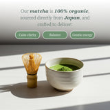 ALIGN MATCHA Ceremonial Organic Matcha - Ichibancha (First Tea) calm ritual; sourced from Japan, 50 g (?42 servings)