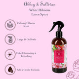 Abbey & Sullivan Linen Spray, White Hibiscus, 16 oz