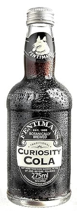 Fentimans Sparkling Curiosity Cola - Healthy Soda, All Natural Soda, Craft Soda with No Artificial Flavors, Preservatives, or Sweeteners, Botanically