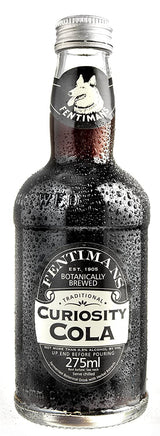 Fentimans Sparkling Curiosity Cola - Healthy Soda, All Natural Soda, Craft Soda with No Artificial Flavors, Preservatives, or Sweeteners, Botanically